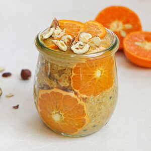 Geleimter Porridge Apfel-Karotte