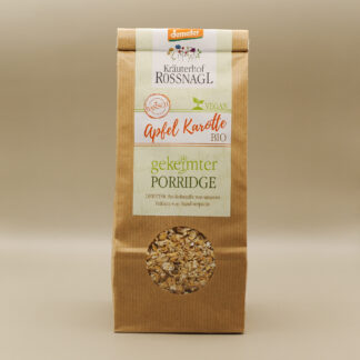 Gekeimter Porridge Apfel-Karotte