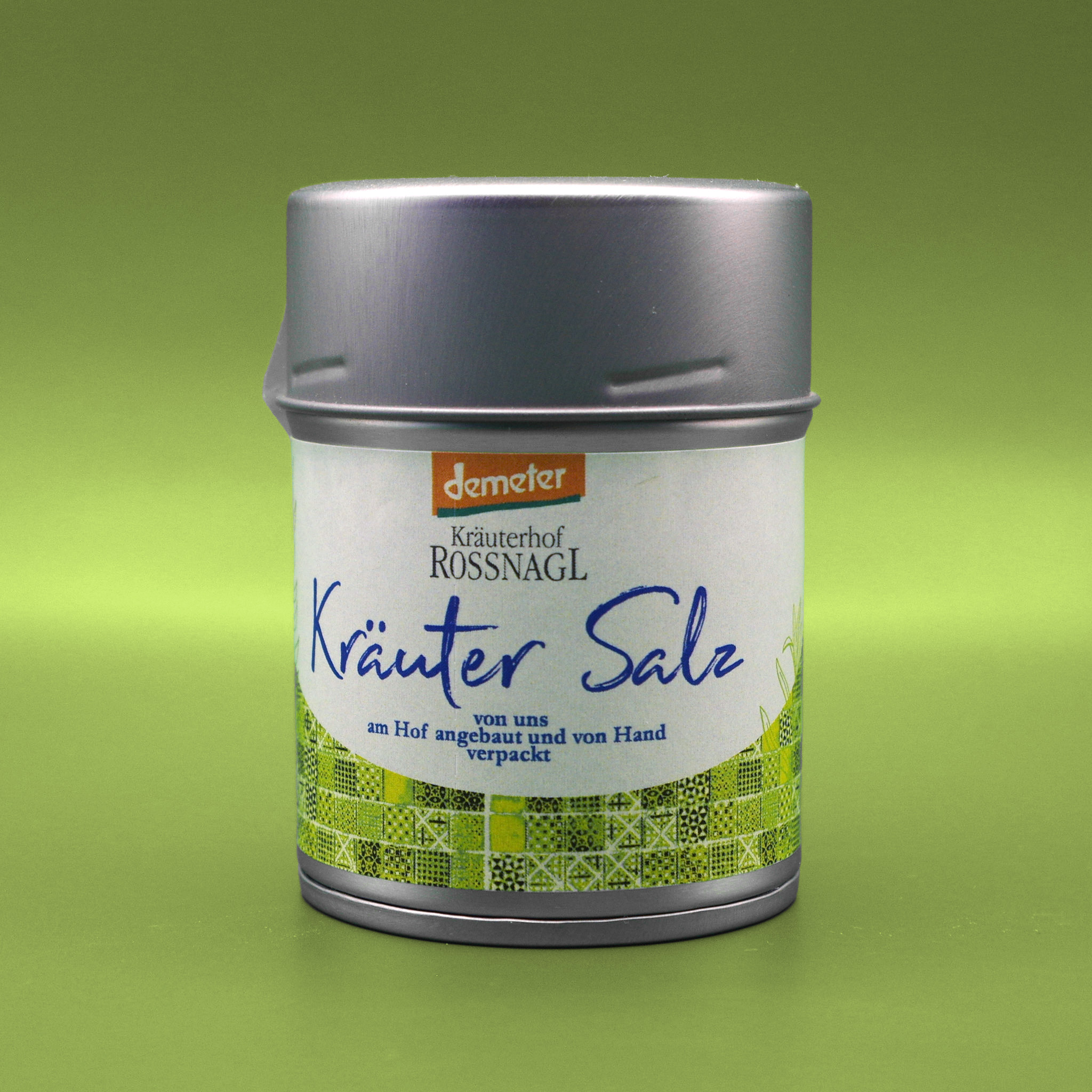 Kräutersalz in der Dose