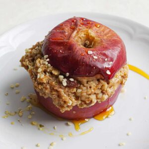 Gebackene Porridge-Äpfel