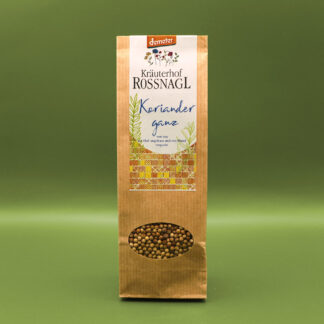 Koriander, ganz