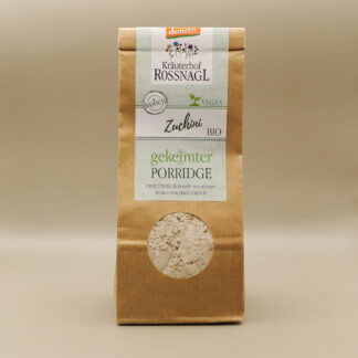 Gekeimter Porridge Zucchini