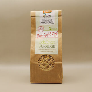 Gekeimter Porridge Hirse Apfel Zimt