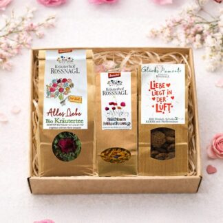 Geschenkset „Alles Liebe“ – kleine Freuden, schön verpackt