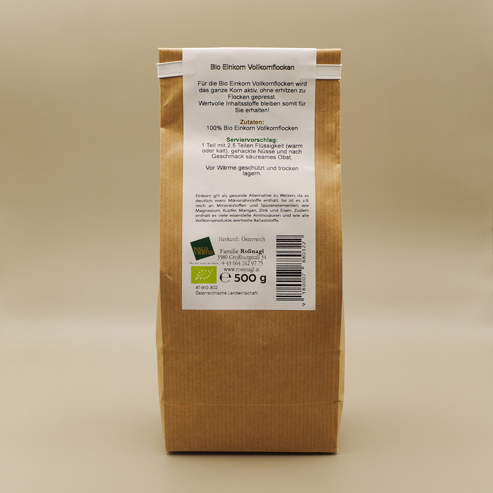 Einkorn-Vollkornflocken – Bild 2